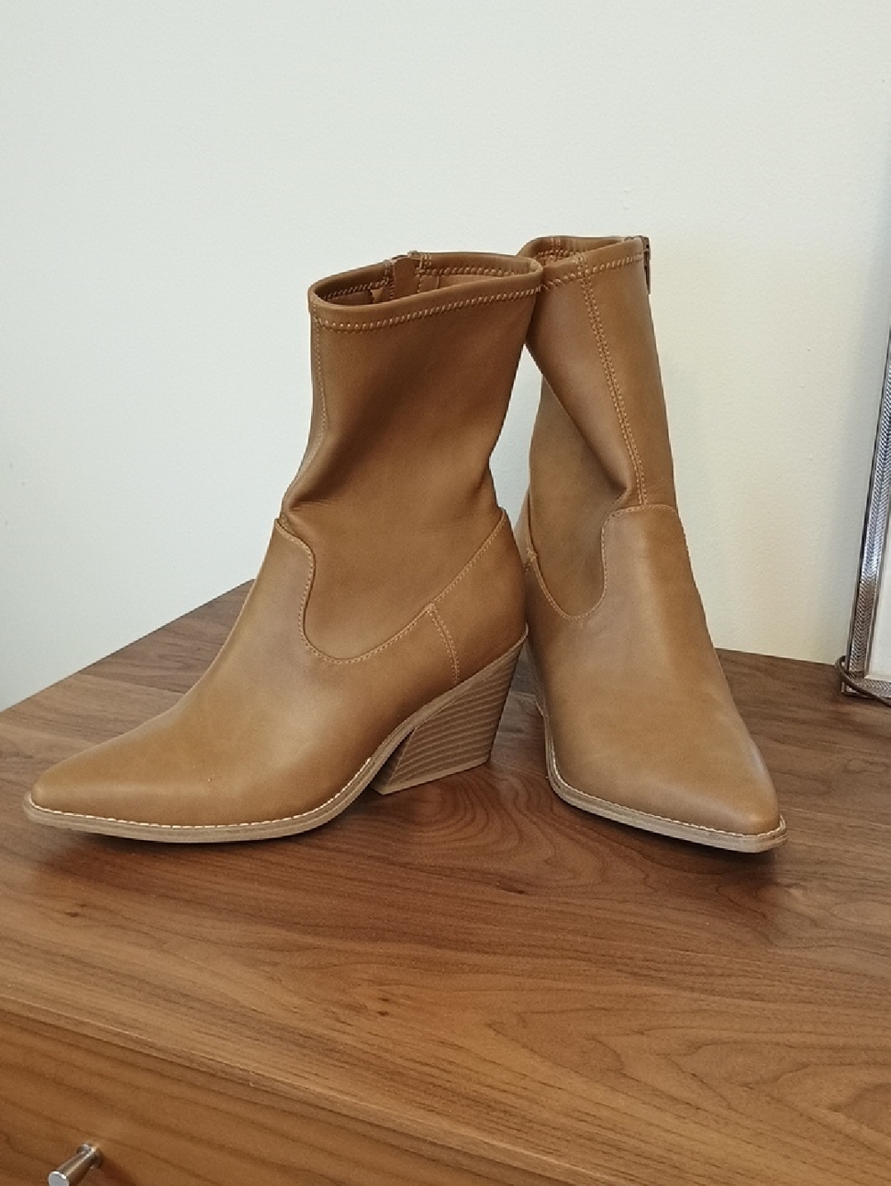 Target Women’s Tan Wedge Ankle Boots